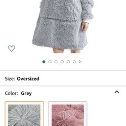 New Black Wearable Blanket Hoodie