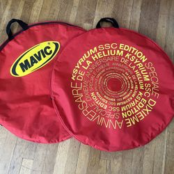 2 mavic wheel bags for bike wheels