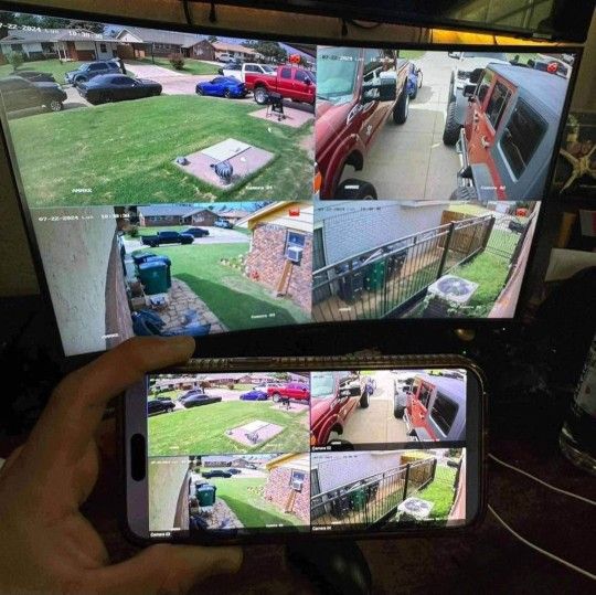 4 CAMARAS D SEGURIDAD SURVEILLANCE SYSTEMS🔥SPECIAL DEAL🔥