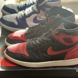 Jordan 1 Bred 2016 & Jordan 1 Storm Blue