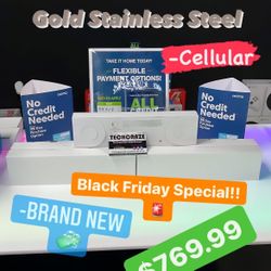 Apple Watch Series 7 45mm Gold -Sainless Steel-  (Cellular) **Brand New**