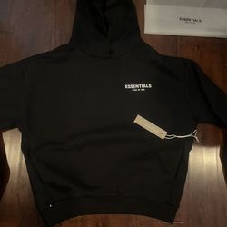 Essential Hoodie Black  