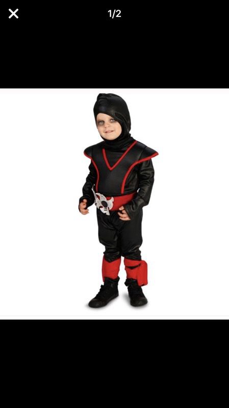 $$$10 ONLY! Convert ninja jumpsuit costume for toddler