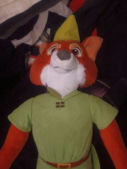 Original Disney Store Robin Hood Fox 17” Plush Doll