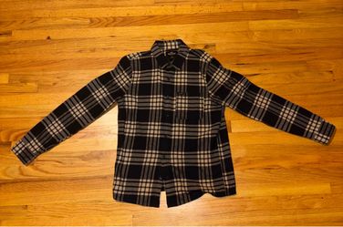 Hollister Plaid Flannel Button-Up Shirt Size M