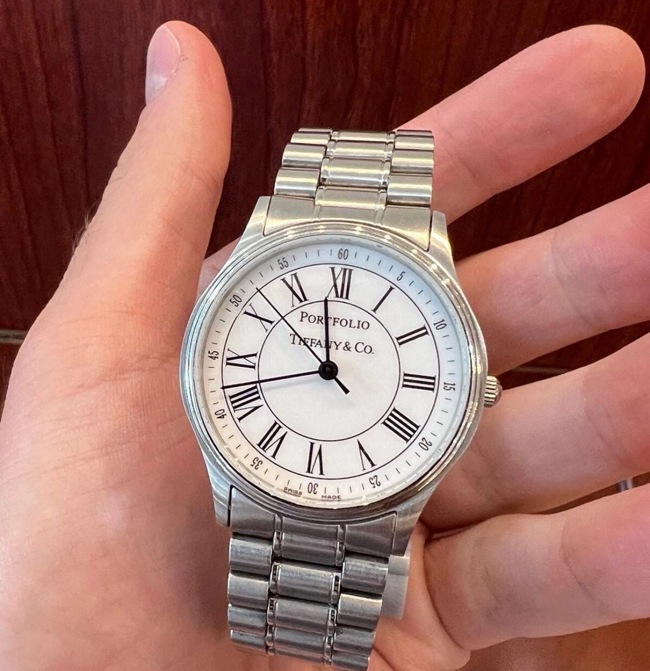 Tiffani And Co Portfolio Watch Authentic