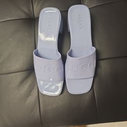 Gucci Sandal Size 9 Color Light Blue 