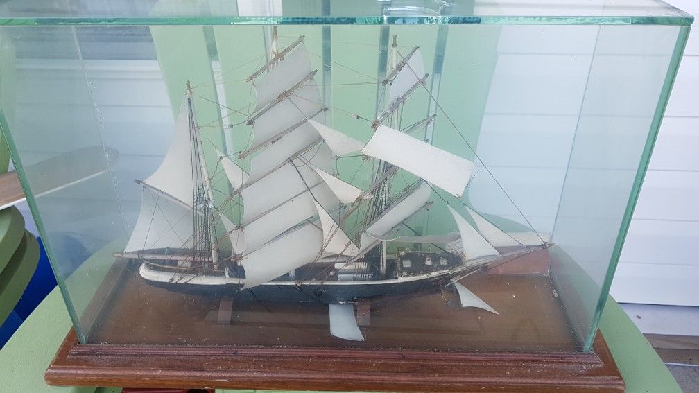 Antique classic model boat