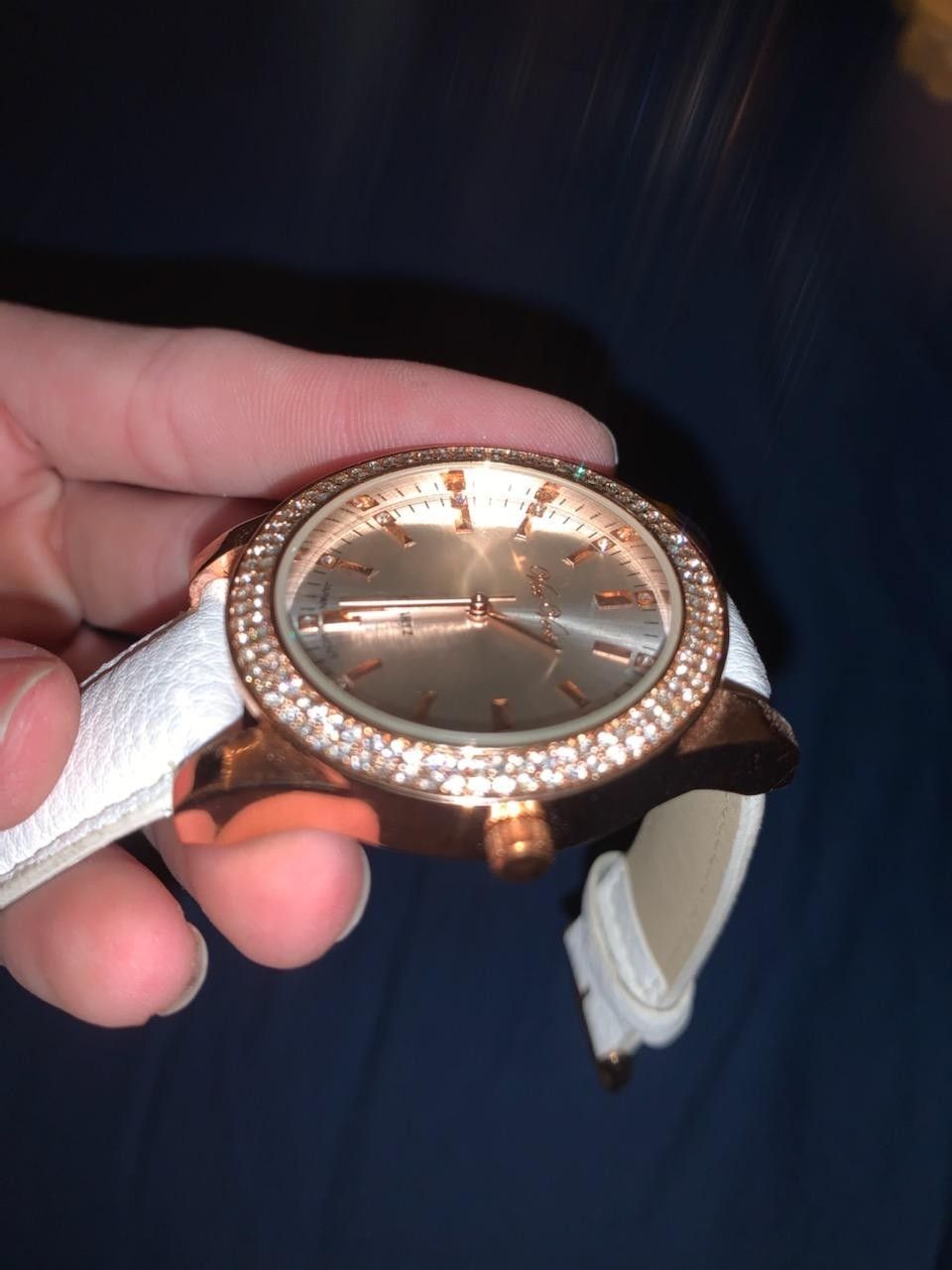 Women's rose gold watch