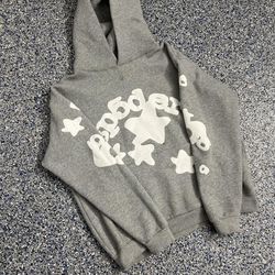 Grey spider hoodie size XL
