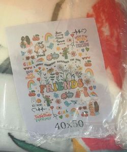 New Best Friends Throw Blanket. Cute saying’s! Great gift!