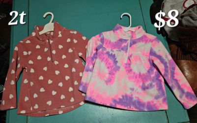 Toddler Girl Fleece Pullover Bundle Size 2T