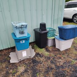 Free Storage Containers And Garbage Cans