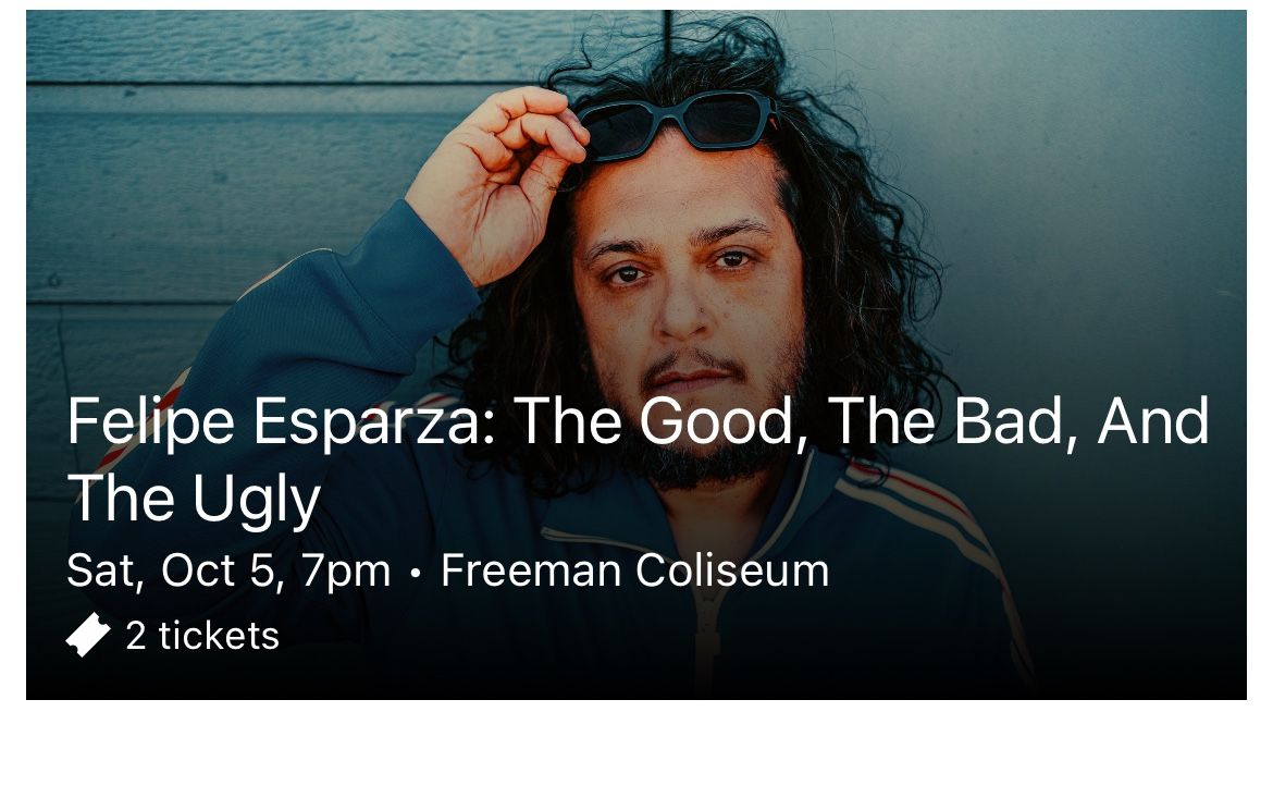 Tonight’s Felipe Esparza Comedy Show