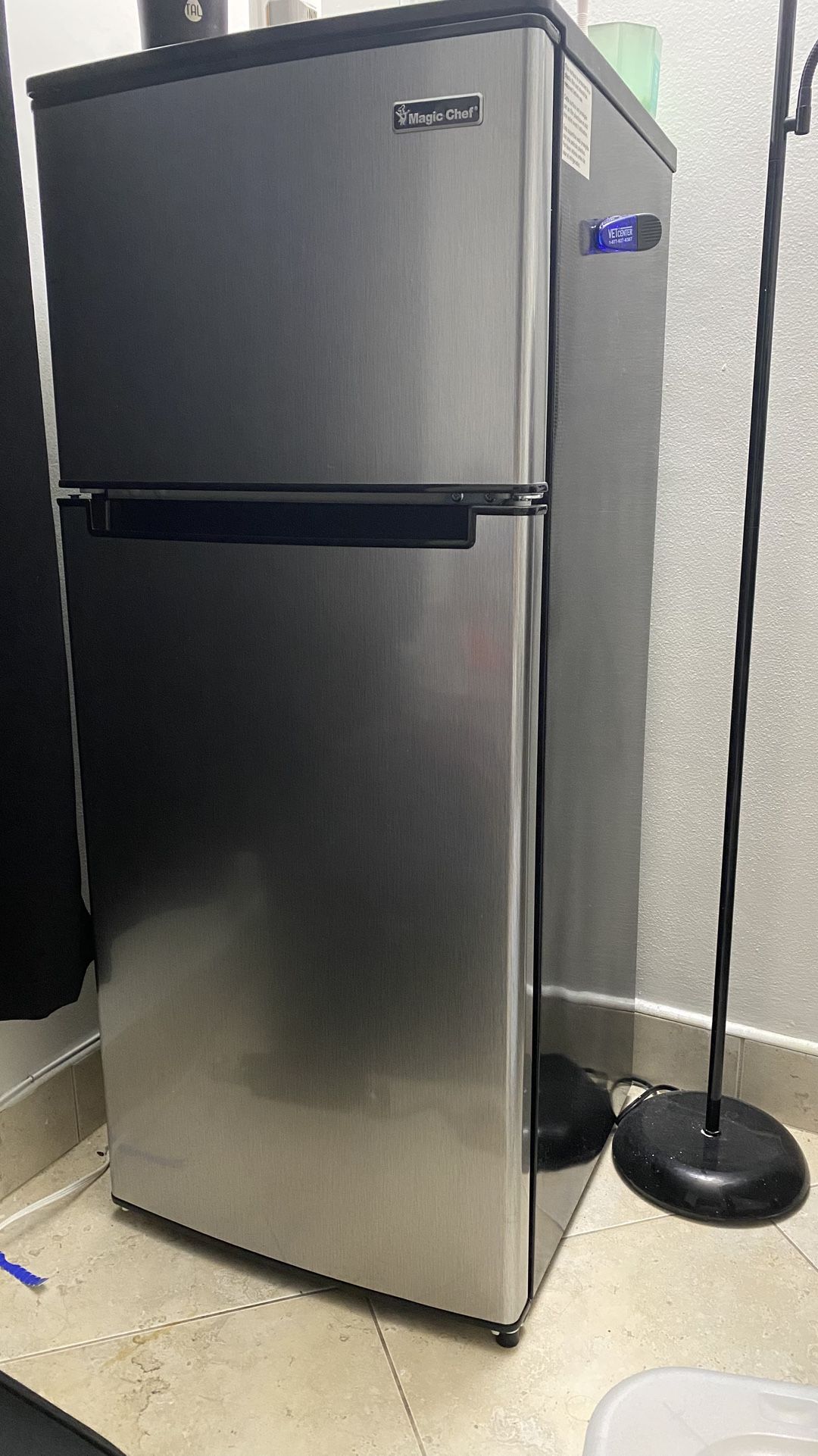 Magic Chef Grey Refrigerator