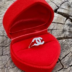 9K Gold Certified Natural Diamond Ring - Size 7