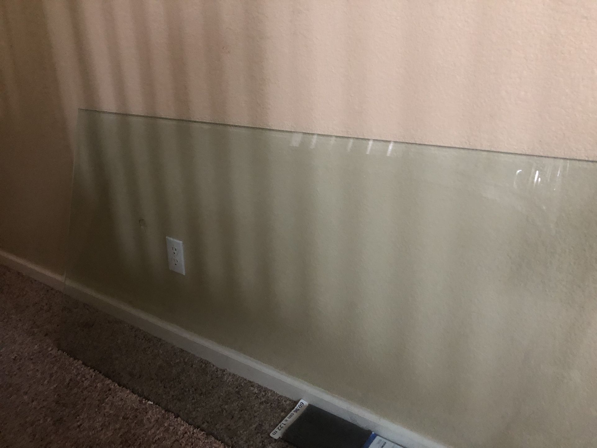 Large Thick Glass for Desk or Table