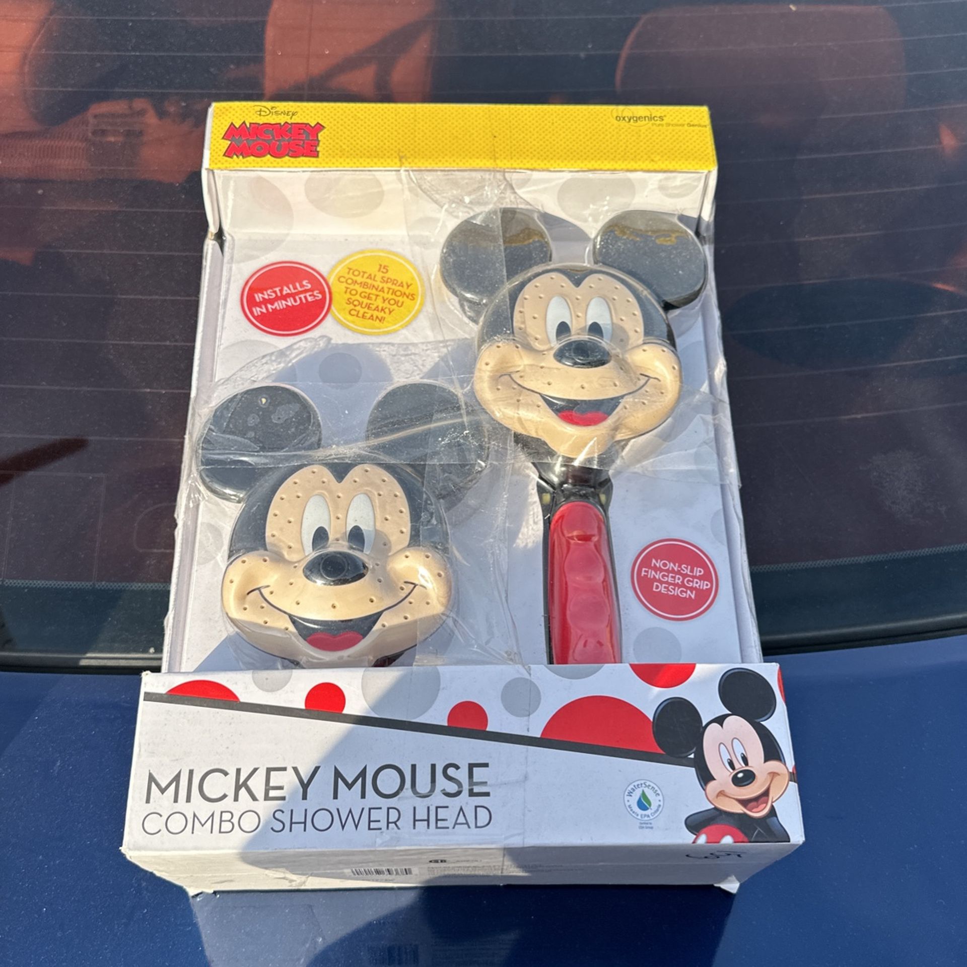 Mickey Mouse Shower Head Combo