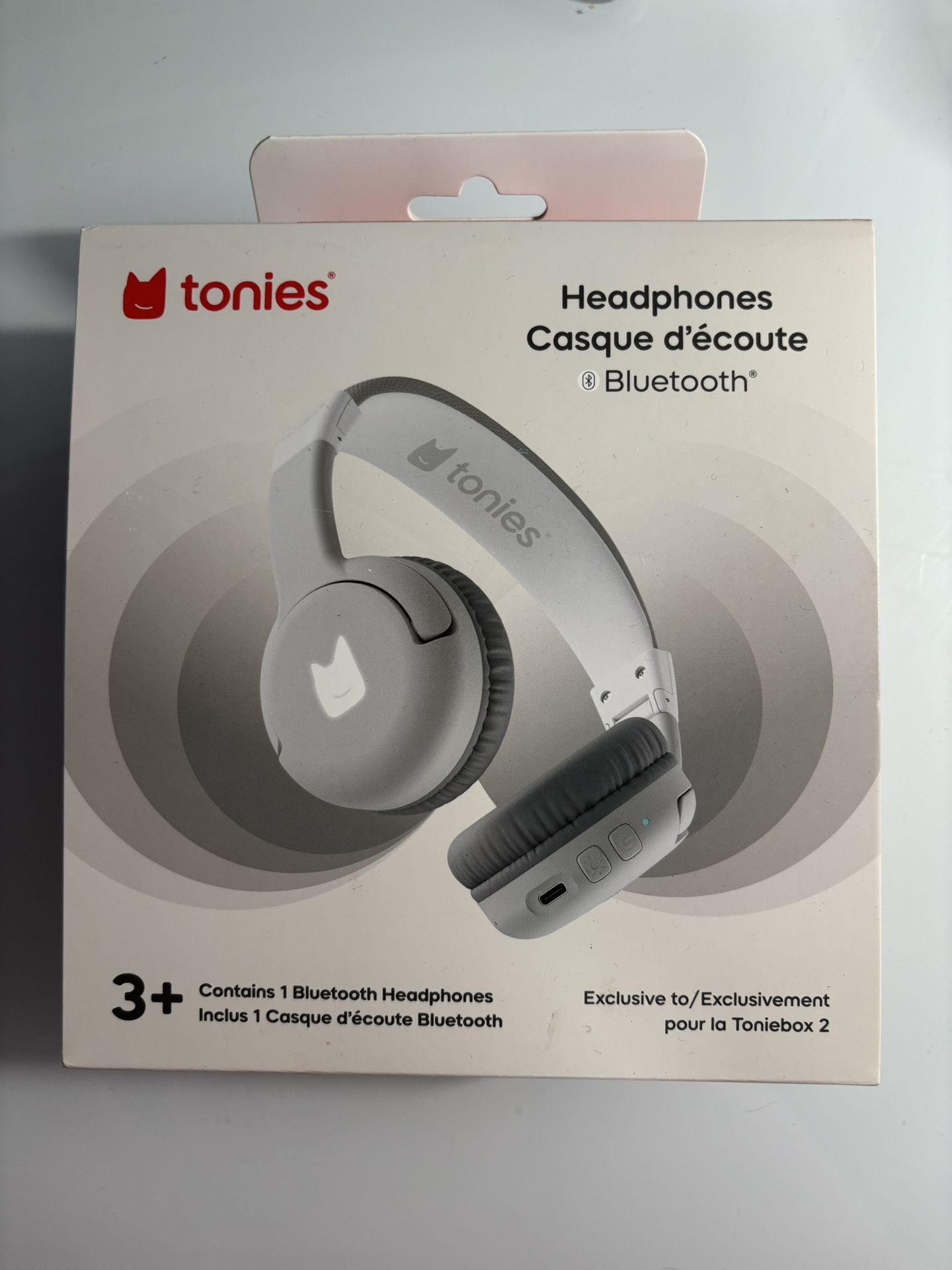 Tonies Bluetooth Headphones for Toniebox 2 - Moon Gray