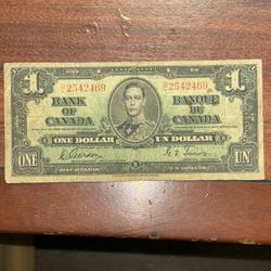 1937 Canada Dollar 