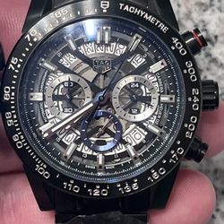 Tag Carerra Skeleton Chronograph Men’s Watch