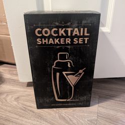 Semderm Cocktail Shaker Set Mixology Bartender Kit.