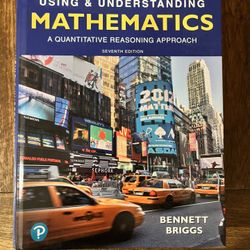 Using & Understanding Mathematics: A Quantitative Reasoning Approach (7th Edition)