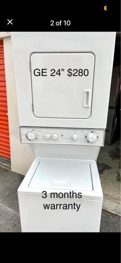 Lavadora Secadora stackable 3 Meses de Garantía Entrega Disponible en Miami-Dade y Broward