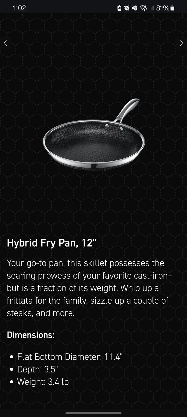 HexClad Hybrid Pots & Pans Set (12-Piece)