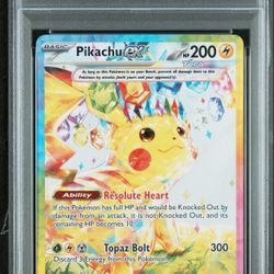 Surging Sparks Pikachu Ex Psa 9