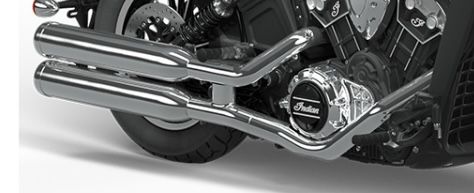 Chrome Exhaust System For 2022 Indian Scout