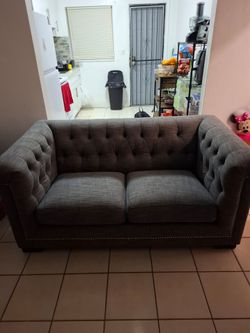 Grey couch free delivery