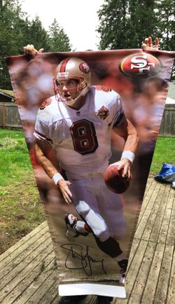 Steve Young and Jerry Rice vinyl photos