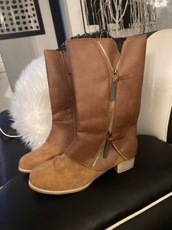 Cute camel colored boots. Size 11. Brand new. Willowick.