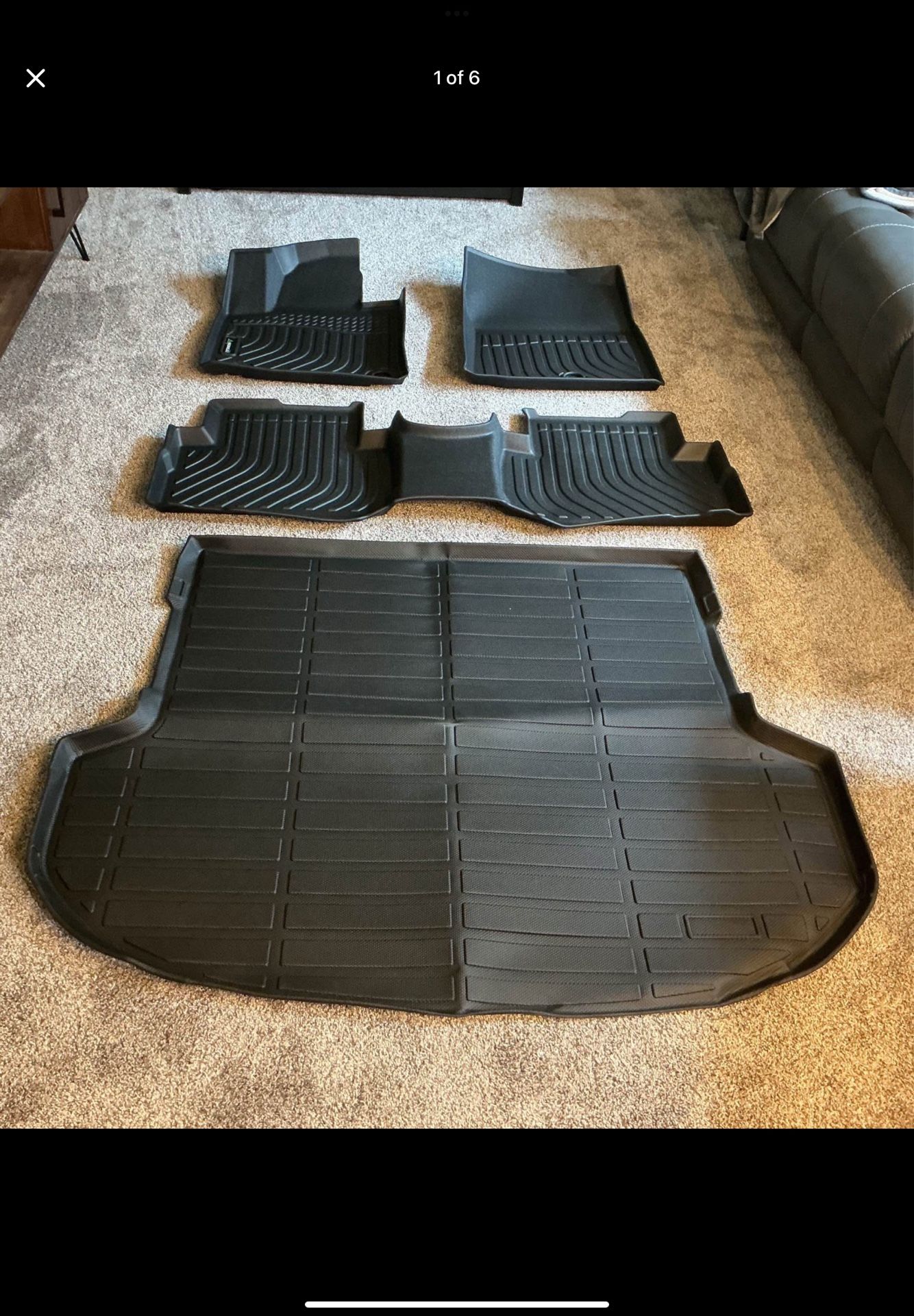 New Hyundai Santa Fe All Weather Floor Liners 2021-23 Not For Hybrid