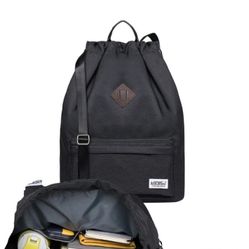 Bag Sports Bag Backpack Oxfor by KAUKKODrawstring Canvas