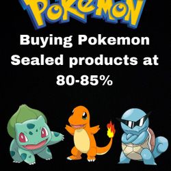 Buying sealed Pokemone At 80-85%