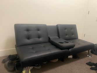 Black Futon Couch – Like New – $175 OBO