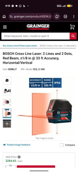 Laser Cross line level