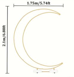 Crescent Shape Backdrop Stand