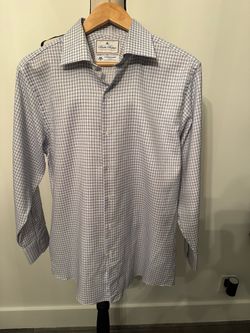 Brooks Brothers Luxury Thomas Mason Italian Regent 15 32 Dress Shirt USA