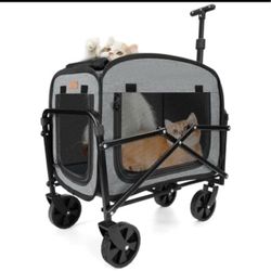 Rolling Pet Carrier with Wheels cats,dogs.