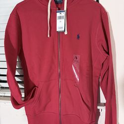 Ralph Lauren red zip up