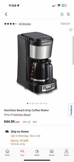 Hamilton Beach Drip Coffee Maker