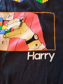 Harry Styles 2018 Rubik's Cube Tour T-Shirt Size Large