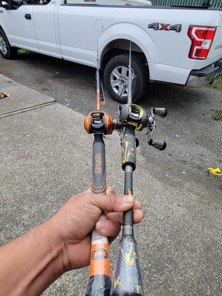 New Lews Mach Pro And Lews Mach Crush SLP ROD ANS REEL COMBO