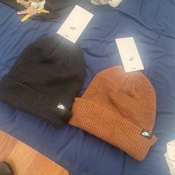 Two Nike Head warmers 