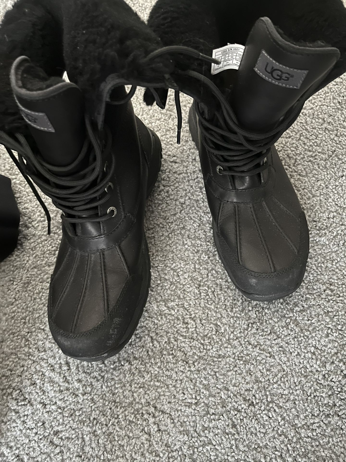 Size 11 Ugg Boots Black And Brown