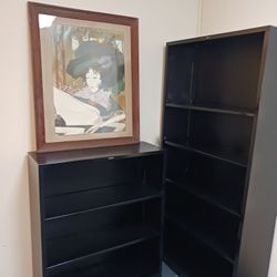 TWO HON BRAND OFFICE BOOKCASES 