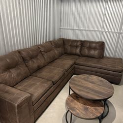 Brown couch 